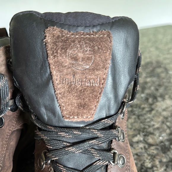 Timberland mid waterproof Brown and Black Rugged Outdoor Boots EUC 8 - Picture 5 of 14